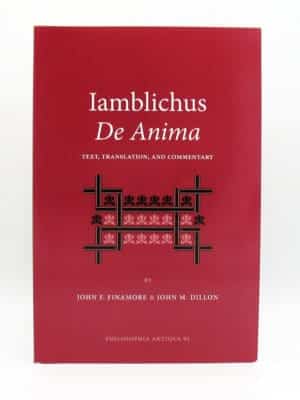 cover of Iamblishus, De Anima