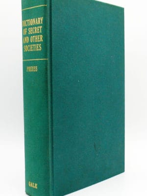 Cover of Dictionary of Secret and Other Societies