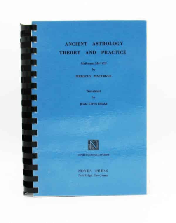 Cover of Ancient Astrology Theory & practice